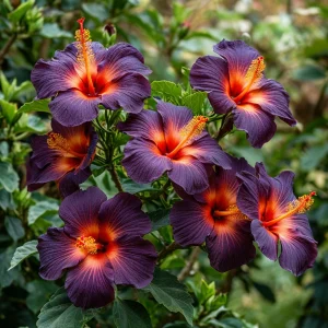 Гибискус Вивида Флэр купить по цене от 279р. в интернет-магазине «Посадика» с доставкой почтой в в Москве и по всей России – [изображение №1].