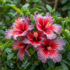 Гибискус Кримсон Флейм купить по цене от 479р. в интернет-магазине «Посадика» с доставкой почтой в в Москве и по всей России – [изображение №1].